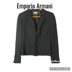 Emporio Armani Black Blazer Size 8